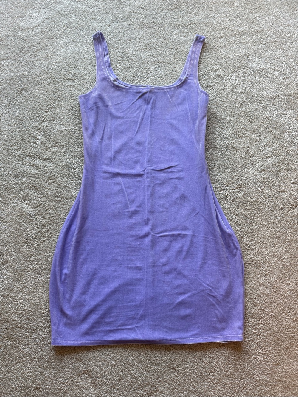 superdown Lavender Scoop Neck Bodycon Dress